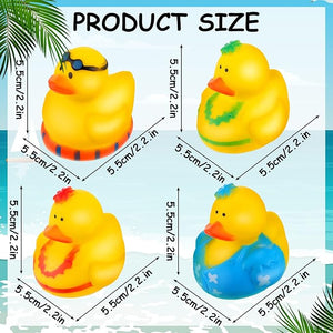 2.2" Rubber Ducks (Assorted Style, Set of 24)