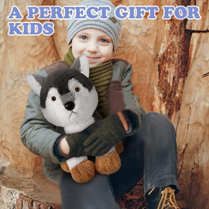 Stuffed Wolf Toy (Assorted Color, Set of 2)