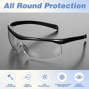 Bulk Safety Glasses Set for Work, Lab & Outdoor Protection (80 Pcs)