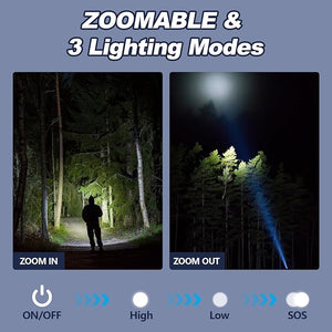 20 Pcs 4.7" LED Handheld Flashlight