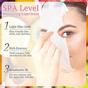 Botanical Fruit Face Sheet Mask Set (Set of 24)