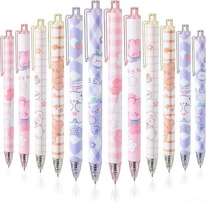0.5 mm Kawaii Gel Ink Pen (Set of 12)