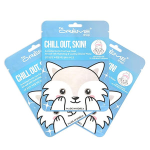 The Crème Shop Animated Face Sheet Mask - Set of 3 (Arctic Fox: Glacial water)