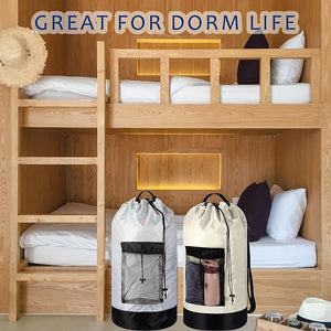 Large Laundry Backpack Bag (Assorted Color, Set of 3)