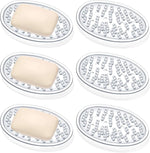 Plastic Soap Holder Soap Dish Saver (Set of 6)