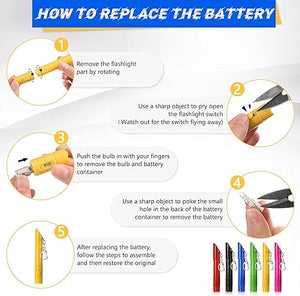 Flashlight, Pen & Whistle Combo (Assorted Color, Set of 30)