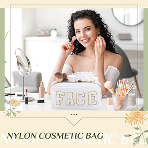 6 Pcs Nylon Makeup Bag
