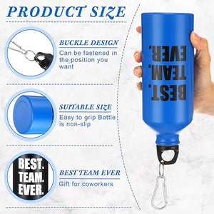 20 oz Best Team Ever Aluminum Water Bottle (Set of 8)