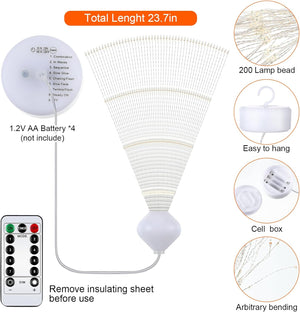 200 LED Bead Firework Light (Set of 8)