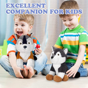 Stuffed Wolf Toy (Assorted Color, Set of 2)