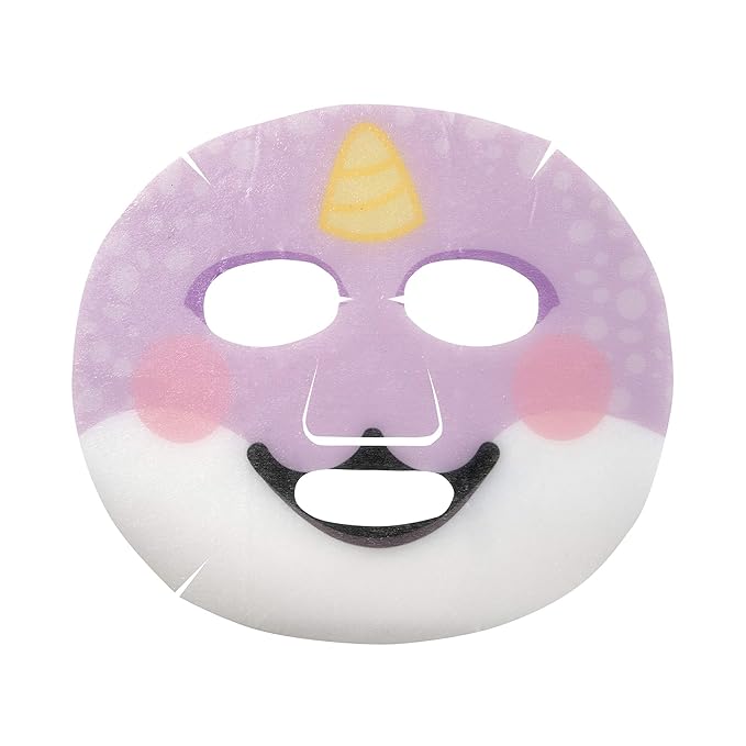 The Crème Shop Animated Face Sheet Mask - Set of 3 (Narwhal: Vitamin C)