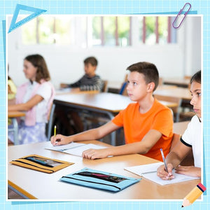 3-Ring Binder Pencil Pouch (Assorted Color, Set of 24)