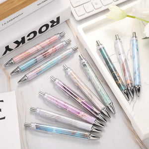0.5 mm Marble Pattern Ballpoint Pen (Set of 12)