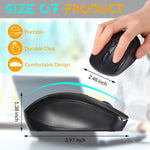 DPI Adjustable Wireless Mouse (Set of 12)