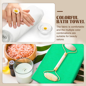 30" x 18'' Bleach Resistant Microfiber Hand Towel (Assorted Color, Set of 100)