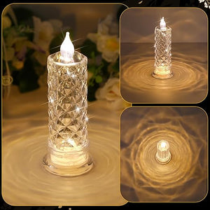 7" x 2.5" LED Pillar Candles (Set of 8)