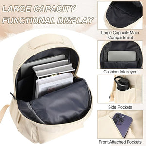 Aesthetic Backpack & Pencil Case Set (Set of 2)