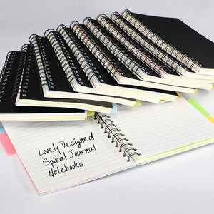 A5 Spiral Notebook with Dividers (Set of 20)