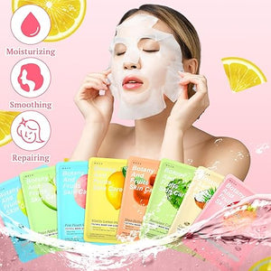 Botanical Fruit Face Sheet Mask Set (Set of 24)