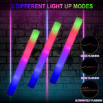 LED Foam Glow Stick, Glow-in-the-Dark Party Toy (Set of 60)
