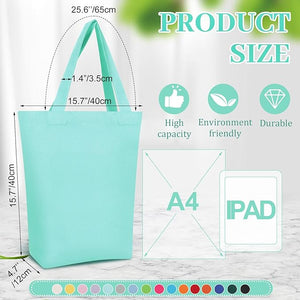 Cotton Canvas Tote Bag (Set of 16)