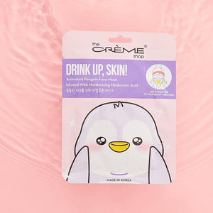 The Crème Shop Animated Face Sheet Mask - Set of 3 (Penguin: Hyaluronic Acid)