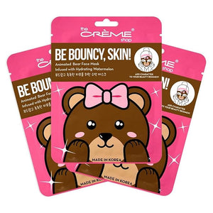 The Crème Shop Animated Face Sheet Mask - Set of 3 (Bear: Watermelon)