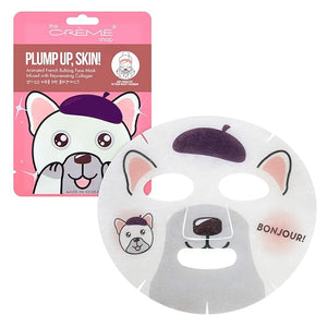 The Crème Shop Animated Face Sheet Mask - Set of 3 (French Bulldog: Collagen)