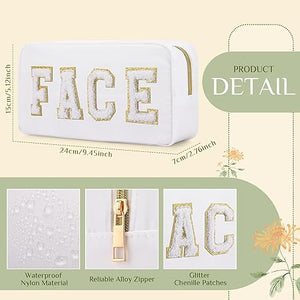 6 Pcs Nylon Makeup Bag