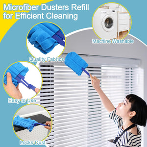 Microfiber Duster Kit (Assorted Style, Set of 12)
