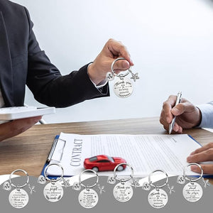 “Thank You” Keychain (Assorted Design, Set of 12)