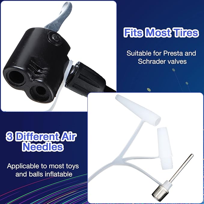 Floor Bike Pump (Set of 4)