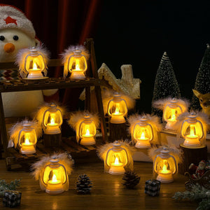 Angel Feather Wings LED Lantern (White, Set of 12)