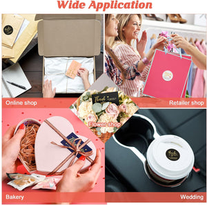 "Thank You for Supporting My Small Business" Stickers & Cards Set (2200 Pcs)