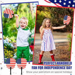 American Flag Handheld Fan (Set of 100)