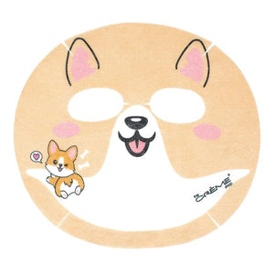 The Crème Shop Animated Face Sheet Mask - Set of 3 (Corgi: Niacinamide)