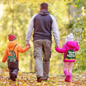 Drawstring Backpack Bag (16 Pcs, Hunting Theme)