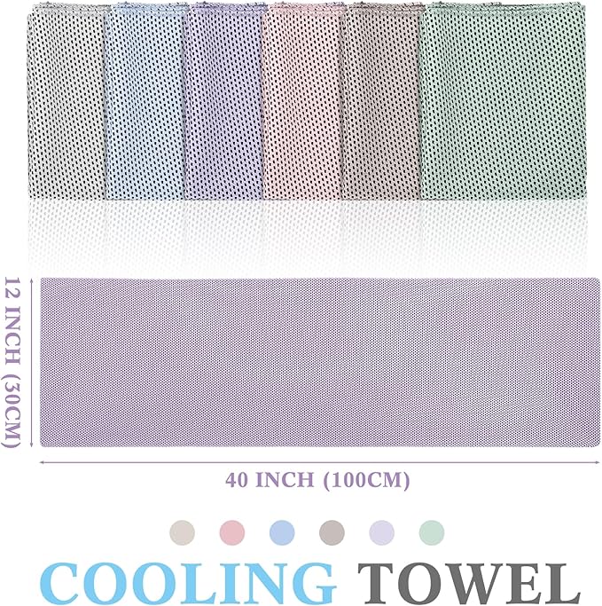 Microfiber Cooling Towel (Assorted Color, Set of 30)