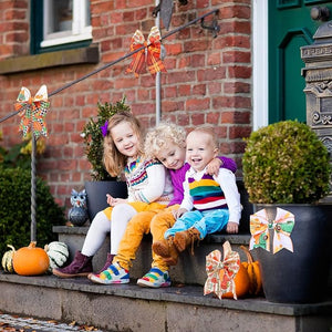 43-Yard Fall Holiday Ribbon Set (Set of 7 Roll)