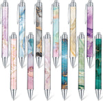 0.5 mm Marble Pattern Ballpoint Pen (Set of 12)