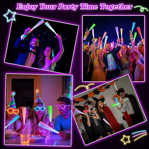 LED Glow Fiber Optic Wand, Glow-in-the-Dark Party Toy (Set of 60)