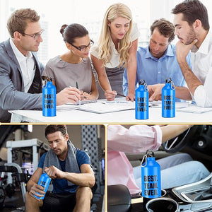 20 oz Best Team Ever Aluminum Water Bottle (Set of 8)