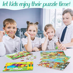 11.7" x 8.8"  Wooden Jigsaw Puzzle (Set of 20)