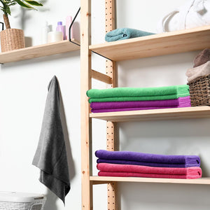 30" x 18'' Bleach Resistant Microfiber Hand Towel (Assorted Color, Set of 100)