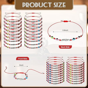 Saint Evil Eye String Bracelet (Set of 36)