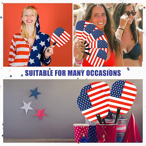 American Flag Handheld Fan (Set of 100)