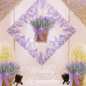 Lavender Hanging Basket - Front Door Wreath