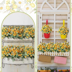 21 Bundles UV-Resistant Artificial Daisy Flower