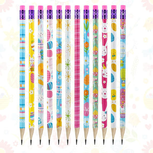 Easter Theme Pencil with Eraser (Set of 24)