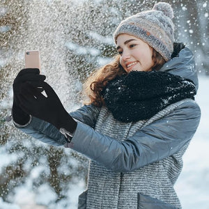 Women's Touchscreen Fleece-Lined Gloves (Pairs of 12)